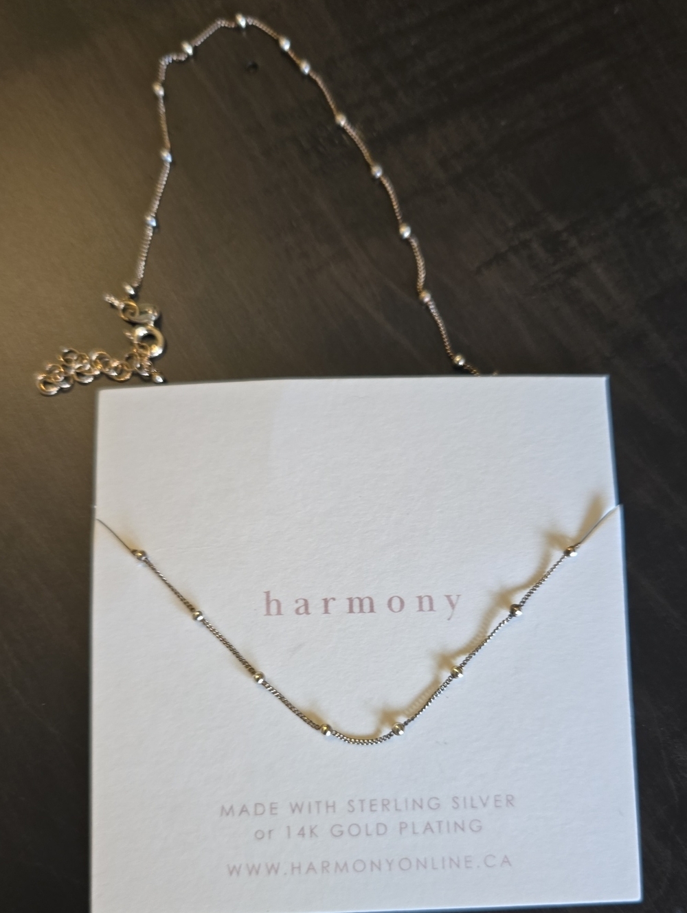 Harmony Sterling Silver Ball Chain Necklace - Silver